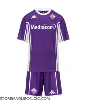 Fiorentina Maglia Gara Casa Repliche 2025-26 Bambino